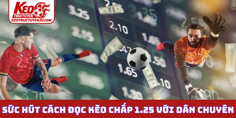 Sức hút cách đọc kèo chấp 1.25 với dân chuyên